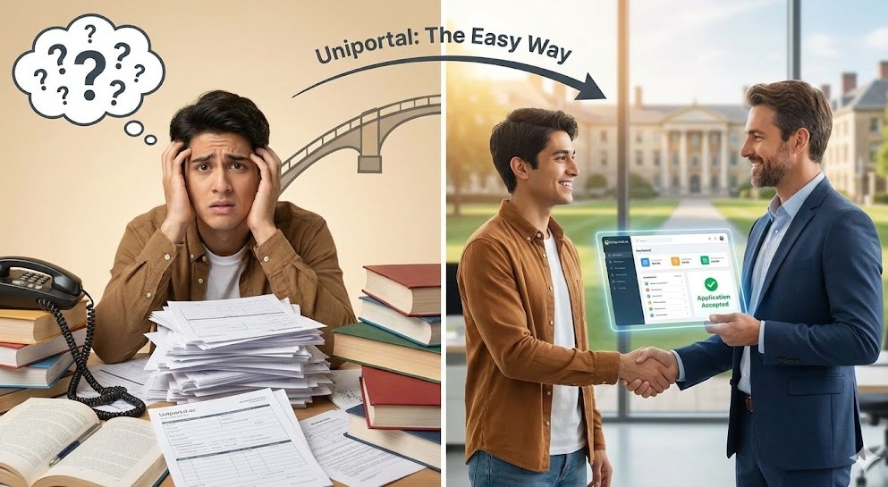Uniportal makes university admissions easy for students and recruitment agents. Uniportal makes university admissions easy for students and recruitment agents.
